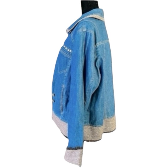 Size L - Bleu Bayou Women’s Jean Jacket - Picture 3 of 7